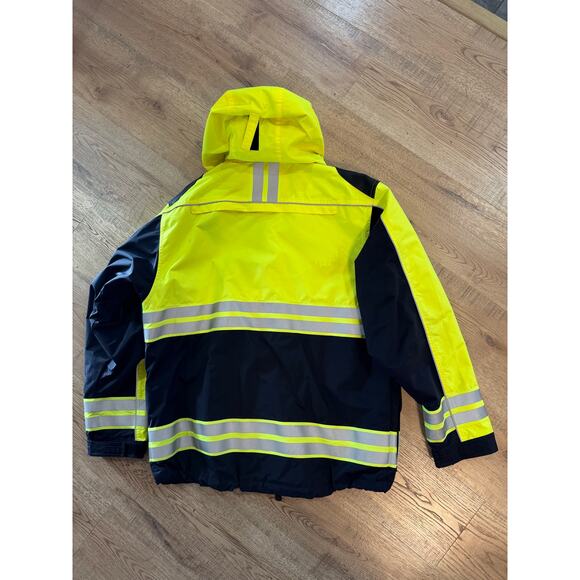 5.11 Tactical Jacket Mens L Responder Heavy Hi-VIS Parka Coat Reflective 2-in-1 - Picture 2 of 8